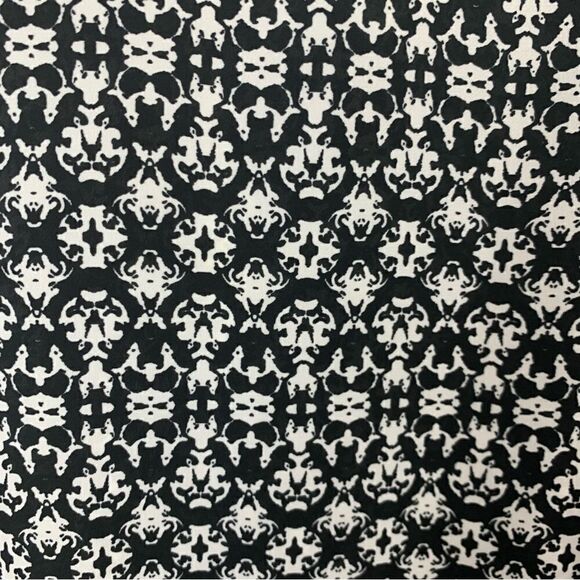 Laundry by Shelli Segal Surplice V neck Blouse black and white L - Picture 4 of 6